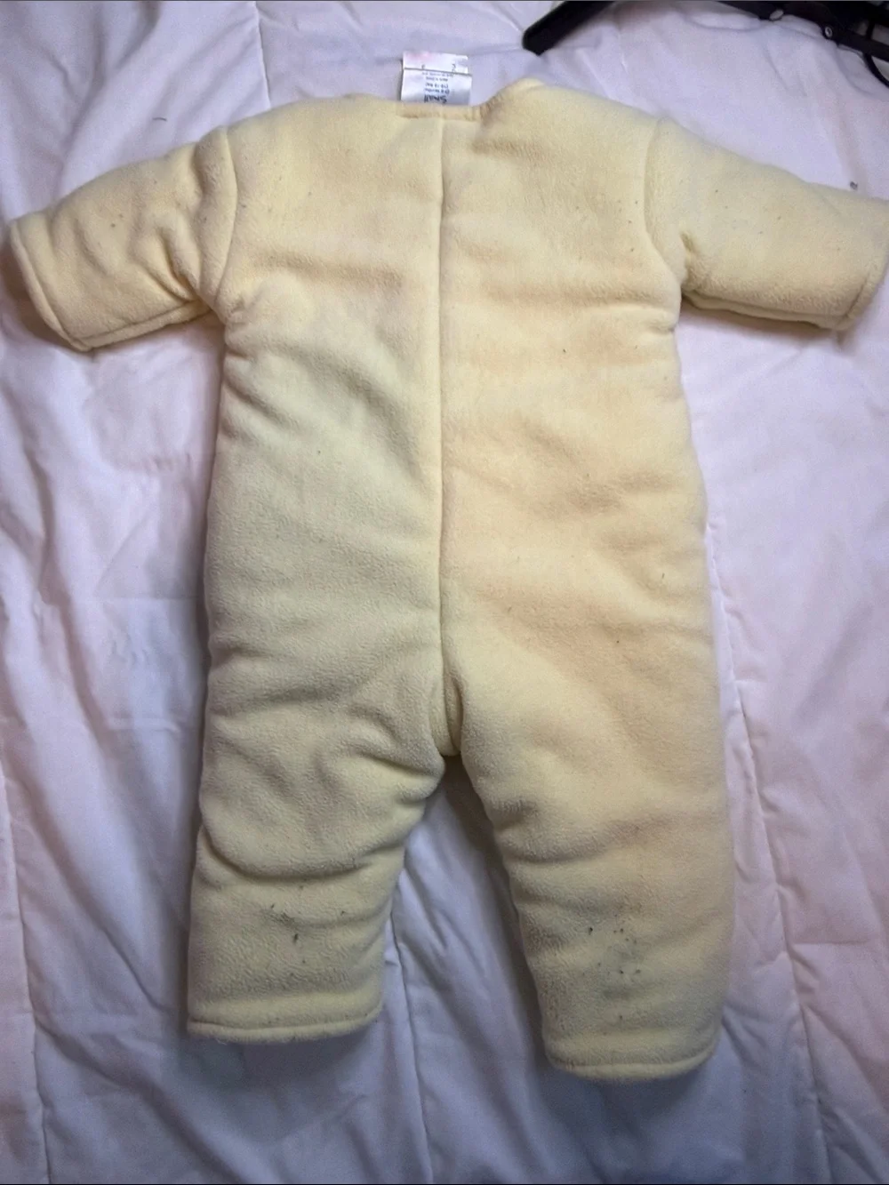 Magic Sleepsuit Baby Fleece One-Piece in Pale Yellow